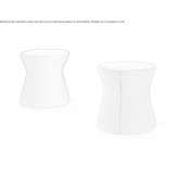 Pouffe upholstered with fabric Celikhan