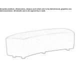 Modular fabric pouffe Girua