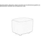 Modular pouffe Girua