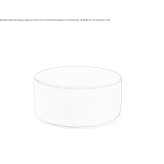 Round pouffe Matillas