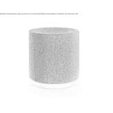 Round fabric pouffe Veza