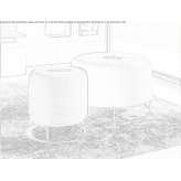 Round pouffe Secui