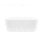 Oval pouf, upholstered, leather Legaria