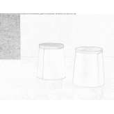 Metal pouffe Moconesi