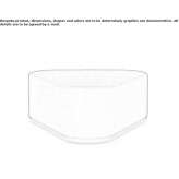 Fabric pouffe Laissac