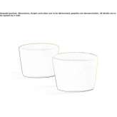 Fabric pouffe with fireproof lining Cunday