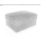 Pouffe upholstered with fabric Songeons