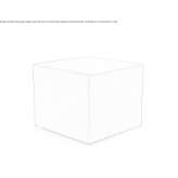 Square pouffe Matillas
