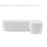 Pouffe upholstered with fabric Akcasir
