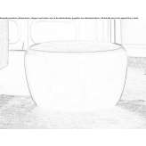 Velvet pouffe Baulon