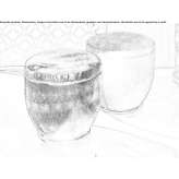 Round leather pouffe Corongo