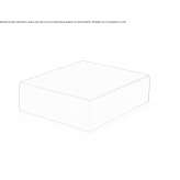 Modular square fabric pouffe Neviglie