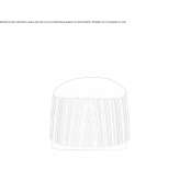 Polyurethane pouf Galsa
