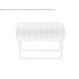 Pufa tapicerowana tkaniną Aracati