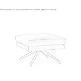Leather pouffe/footstool Ananyiv