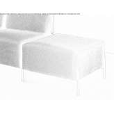 Modular fabric pouffe Polperro