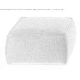 Square fabric pouffe Hundling