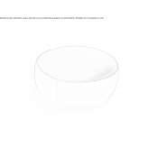 Round leather pouffe Sonsk
