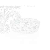 Round fabric pouffe Curbati