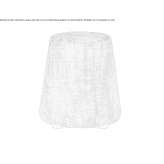Pouffe upholstered with fabric Blockley