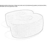 Pouffe made of eco-leather with non-flammable lining Willagee