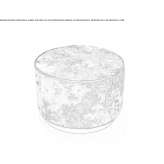 Round pouffe Kewdale