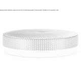 Upholstered round fabric pouffe Jondal