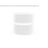 Upholstered round fabric pouffe Stremt