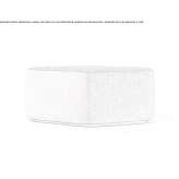 Pouffe upholstered with fabric Kazmierz