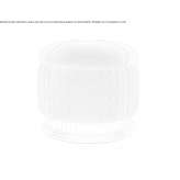 Round leather pouffe Joyner