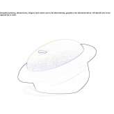Polyurethane pouf Sassari