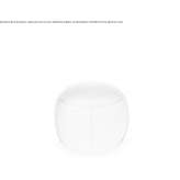 Upholstered round pouffe Parramos