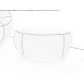 Leather pouffe Cukarica