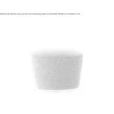 Upholstered oval fabric pouffe in a modern style Froevi