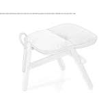 Upholstered footstool Etagnac