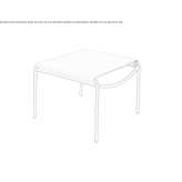 Fabric footstool Wildon