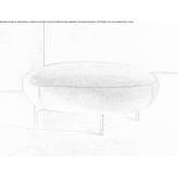 Fabric footstool Pruzhany