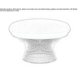 Footstool upholstered in steel and fabric Codogno