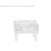 Upholstered footstool Juayua