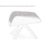 Upholstered footstool Teloxtoc