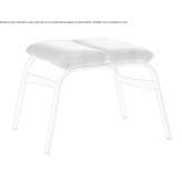 Fabric footstool Nisipari