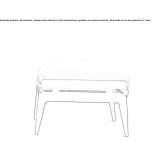 Fabric footstool Sipotu