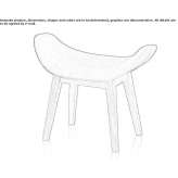 Podnóżek z tkaniny Kuyalnyk