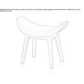 Skórzany podnóżek Kuyalnyk