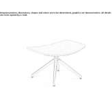 Fabric footstool Canecas
