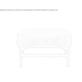 Acrylic footstool Hasmas