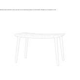 Leather footstool Reisbach