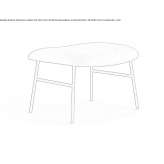 Fabric footstool/stool Natoye