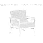 Fabric children's armchair with armrests Sumrall