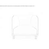 Leather children's armchair Worksop
